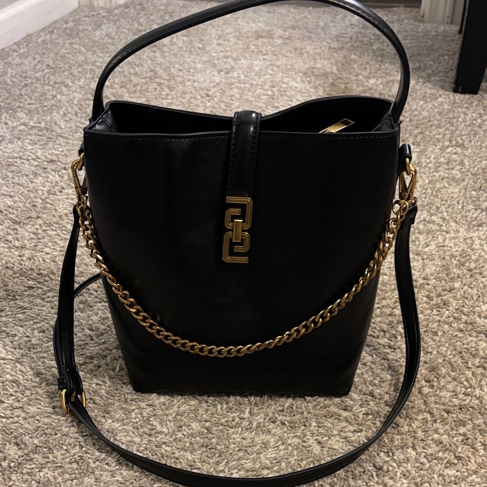 Leather Mini Bucket Bag